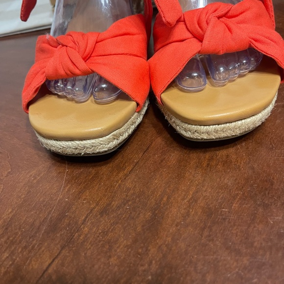 Ugg Yarrow  Canvas Espadrille Wedge Sandals Shoes - Picture 4 of 10